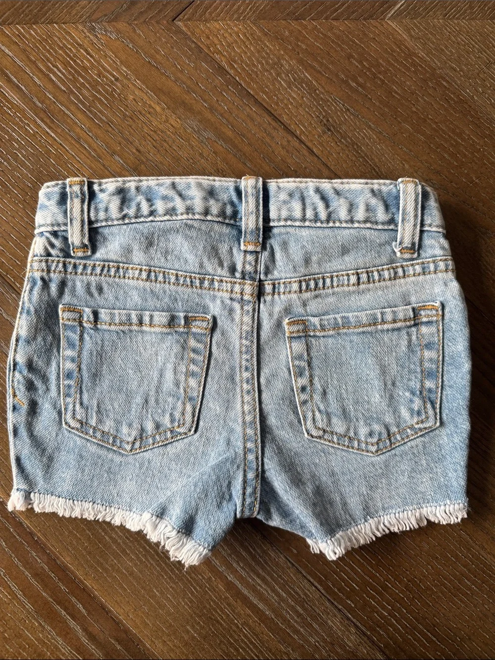 Cat & Jack Lilac & Floral Embroidered Denim Shorts Set Toddler Girls 3T New NWT